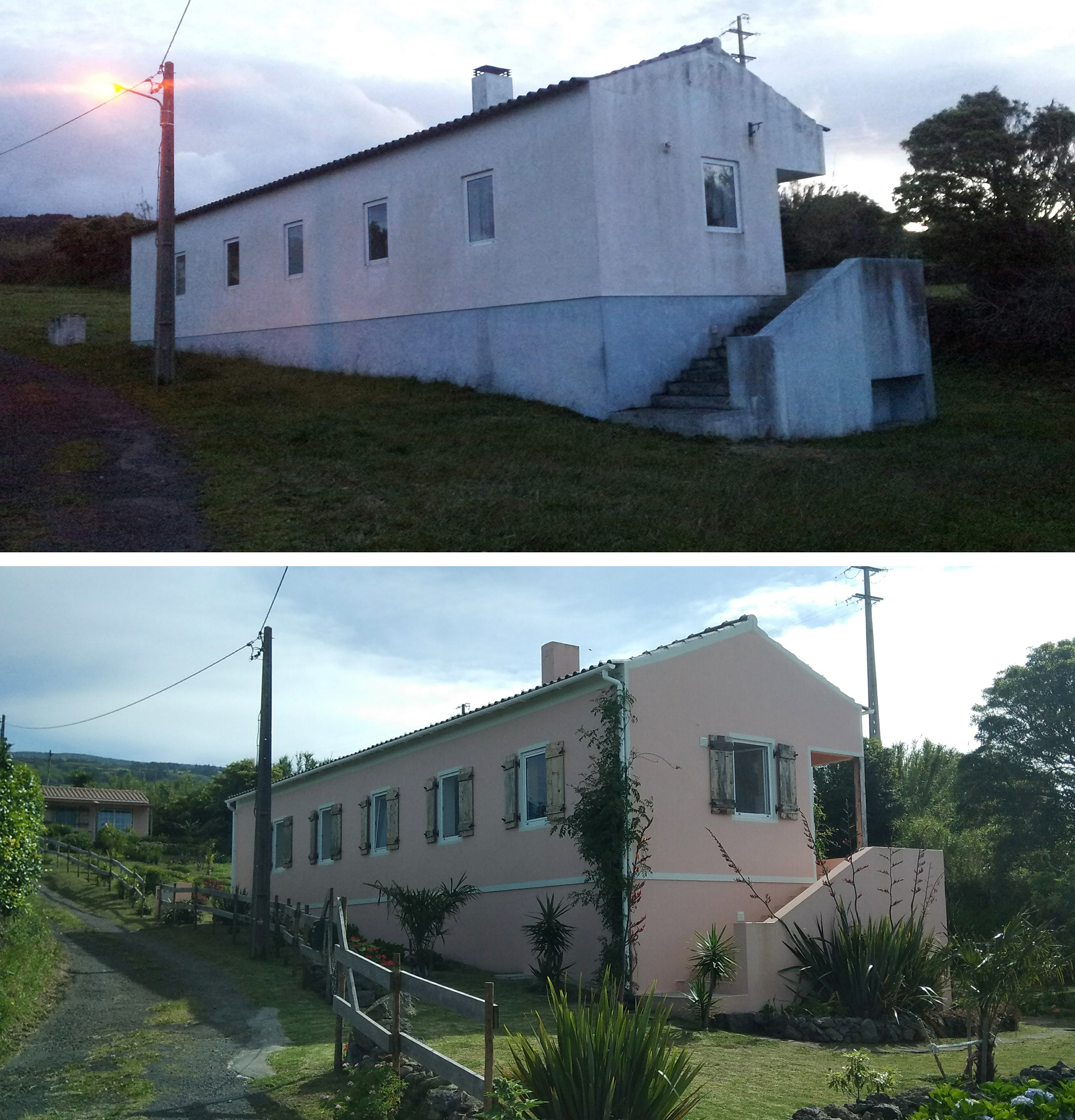 Our house before and after